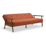 Coxley Burnt Orange Sofa Bed