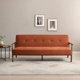 Coxley Burnt Orange Sofa Bed