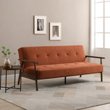 Coxley Burnt Orange Sofa Bed