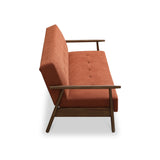 Coxley Burnt Orange Sofa Bed