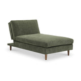 Carrington-chenille-chaise-green-sofa-bed from Roseland Furniture