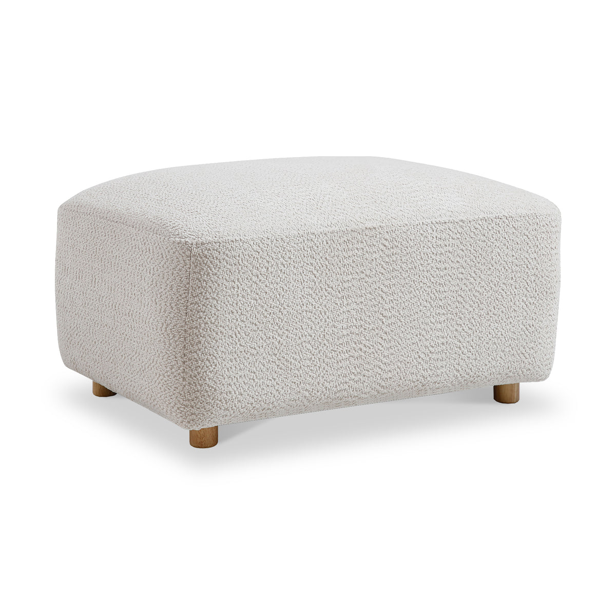 Fairfax-boucle-footstool-nat from Roseland Furniture