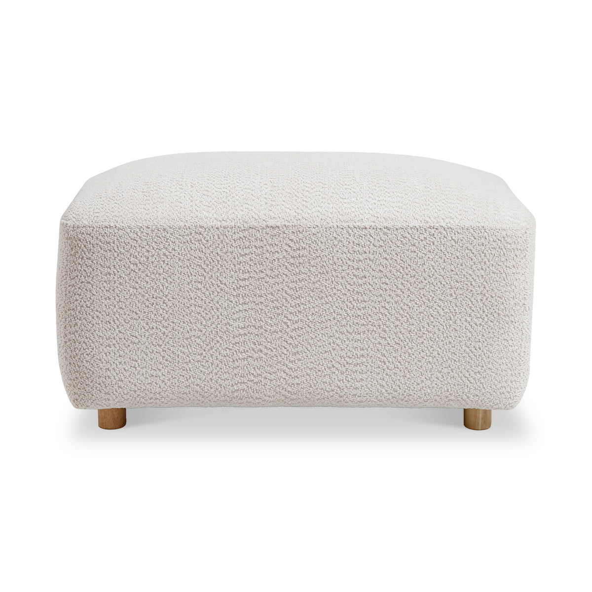 Fairfax-boucle-footstool-nat from Roseland Furniture