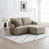 Fairfax Boucle Armless Lounge Chair from Roseland Furniture