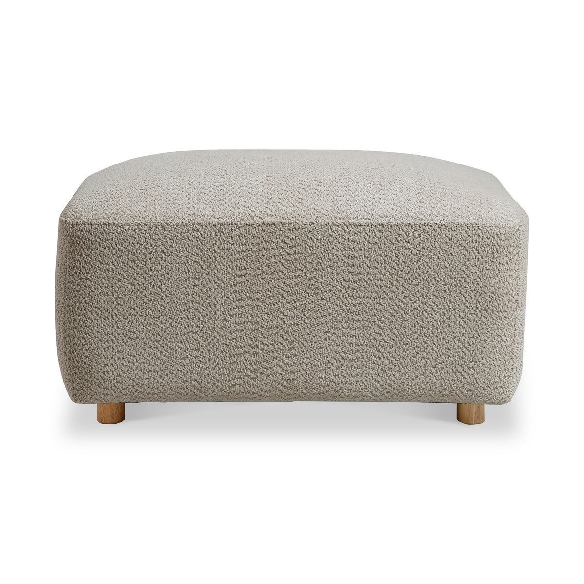 Fairfax-boucle-footstool from Roseland Furniture