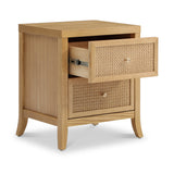 Leona Rattan 2 Drawer Bedside Cabinet