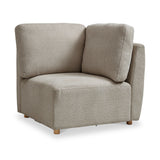 Fairfax-boucle-modular-corner-sofa-piece-taupe from Roseland Furniture