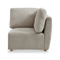 Fairfax-boucle-modular-corner-sofa-piece-taupe from Roseland Furniture