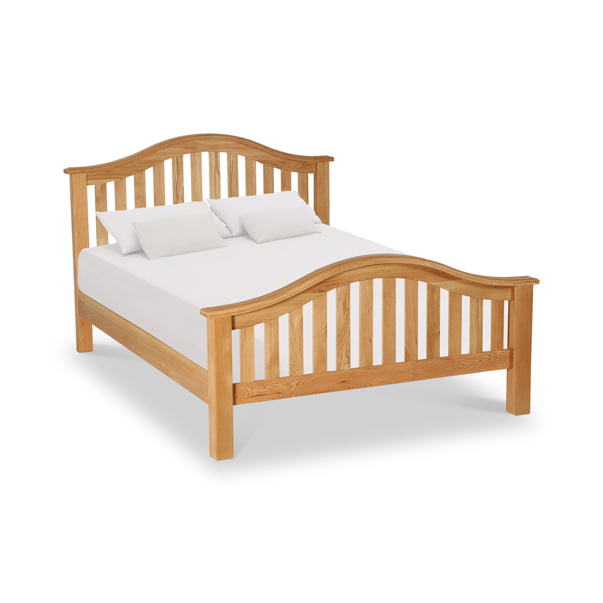 Zelah Curved Slatted Bed Frame from Roseland Furniture