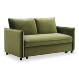 Thalia 2 Seater Olive Pop Up Sofa Bed by Roseland Furniture