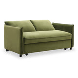 Thalia 2 Seater Olive Pop Up Sofa Bed by Roseland Furniture