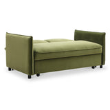 Thalia 2 Seater Olive Pop Up Sofa Bed by Roseland Furniture