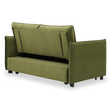 Thalia 2 Seater Olive Pop Up Sofa Bed by Roseland Furniture