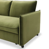 Thalia 2 Seater Olive Pop Up Sofa Bed by Roseland Furniture