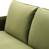 Thalia 2 Seater Olive Pop Up Sofa Bed by Roseland Furniture