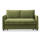 Thalia 2 Seater Olive Pop Up Sofa Bed by Roseland Furniture