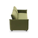 Thalia 2 Seater Olive Pop Up Sofa Bed by Roseland Furniture