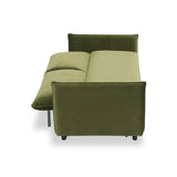 Thalia 2 Seater Olive Pop Up Sofa Bed by Roseland Furniture