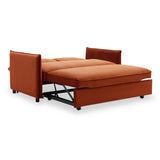 Thalia 2 Seater Burnt Orange Pop Up Sofa Bed by Roseland Furniture