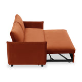 Thalia 2 Seater Burnt Orange Pop Up Sofa Bed by Roseland Furniture