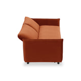 Thalia 2 Seater Burnt Orange Pop Up Sofa Bed by Roseland Furniture