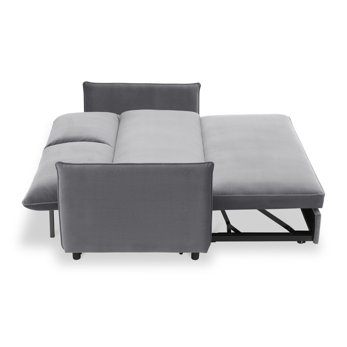 Thalia 2 Seater Grey Pop Up Sofa Bed by Roseland Furniture