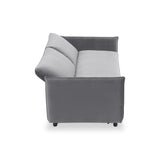 Thalia 2 Seater Grey Pop Up Sofa Bed by Roseland Furniture