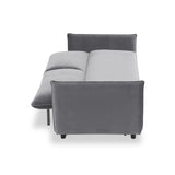 Thalia 2 Seater Grey Pop Up Sofa Bed by Roseland Furniture