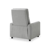 Fairford Grey Faux Wool Reclining Armchair