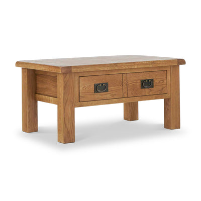 Zelah Oak Coffee Table with Drawer