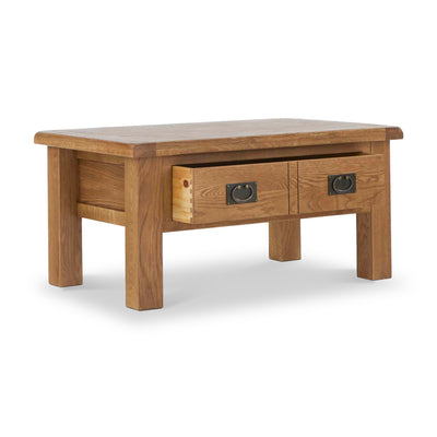 Zelah Oak Coffee Table with Drawer