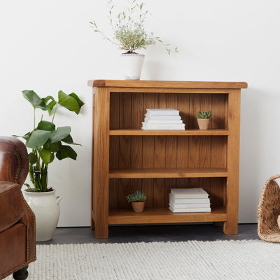 Zelah Oak Small Bookcase