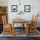 Zelah Oak Small Extending Dining Table 150cm-200cm from Roseland Furniture