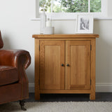 Zelah Oak Mini Cupboard from Roseland Furniture