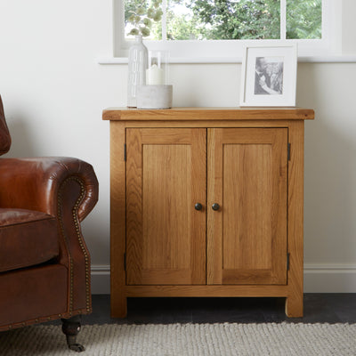 Zelah Oak Mini Cupboard