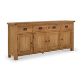 Zelah Oak Extra Large Sideboard from Roseland Furniture