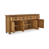 Zelah Oak Extra Large Sideboard from Roseland Furniture