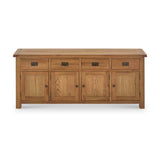 Zelah Oak Extra Large Sideboard from Roseland Furniture