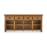 Zelah Oak Extra Large Sideboard from Roseland Furniture