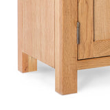 Surrey Oak 140cm Wide TV Stand from Roseland Furniture