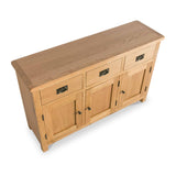 Surrey Oak Large Sideboard from Roseland Furniture