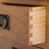 Surrey Oak 3 Drawer Chest by Roseland Furniture