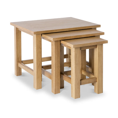 London Oak Nest of Tables