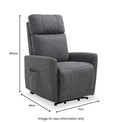 Fleming Tilt & Rise Dual Motor Electric Recliner Armchair dimensions