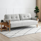 Granger Wooden Frame Soft Boucle Sofabed from Roseland Furniture