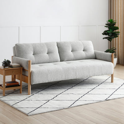 Granger Wooden Frame Soft Boucle Sofabed