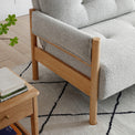 Granger Wooden Frame Soft Boucle Sofabed from Roseland Furniture