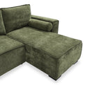 Selby Olive Chenille Corner Sofabed from Roseland Furniture