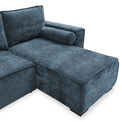 Selby Navy Chenille Corner Sofabed from Roseland Furniture