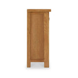 Zelah Oak Small Sideboard with Baskets from Roseland Furniture